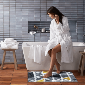 Alfombras de ba&ntilde;o y esteras